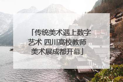 传统美术遇上数字艺术 四川高校教师美术展成都开幕